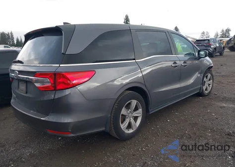 2020 Honda Odyssey Ex-L/Ex-L W/Navi Res from USA, damaged, VIN 5FNRL6H71LB072964